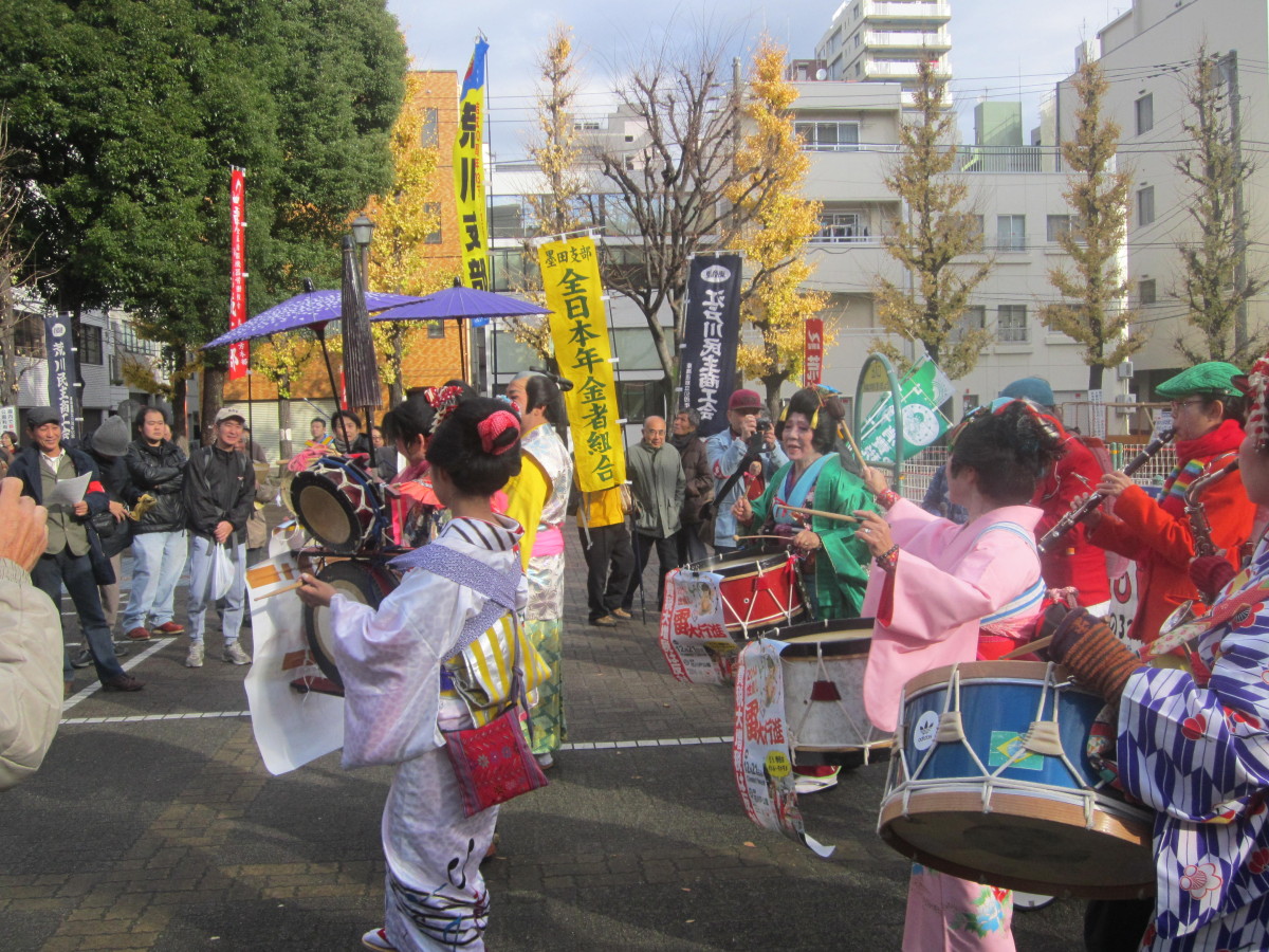 12/21　（日）　雷大行進に参加しました。