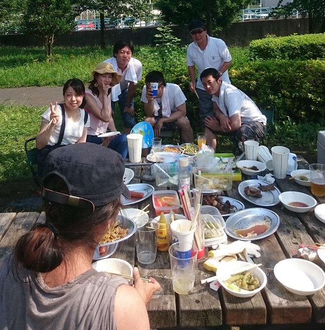 7/12（日）　江東民商青年部　バーベキュー大会を開催しました