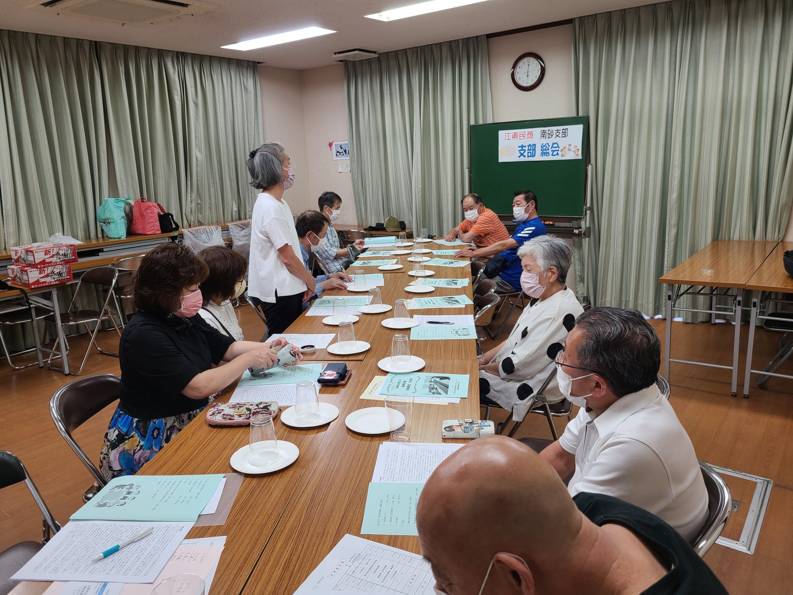 「集まって話し合う」民商活動の前進を！南砂支部総会
