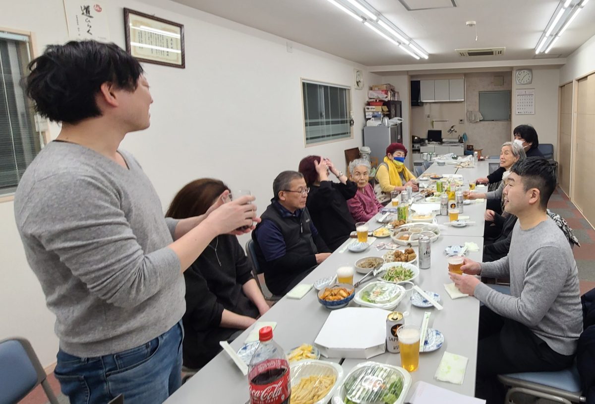 青年・婦人が力合わせて民商運動盛り上げよう！合同新年会開催!