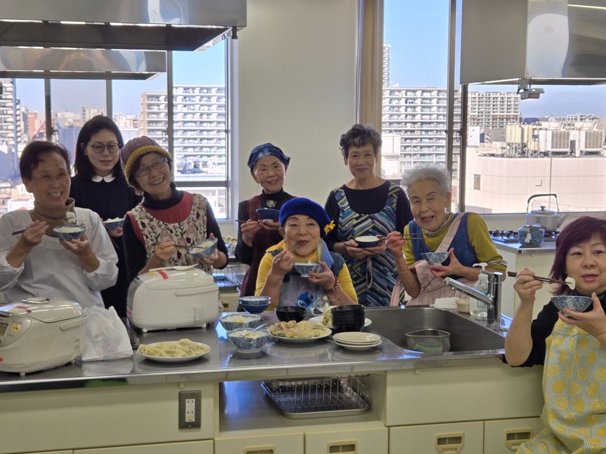 美味しい食事でみんな笑顔に！婦人部新米を食す会
