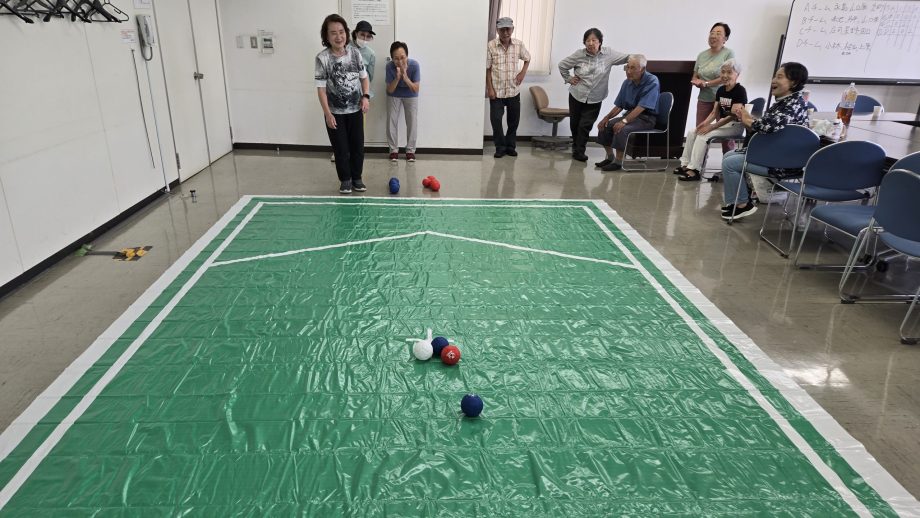 心も体もみんな元気に！共済会　第2回ボッチャ