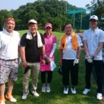 暑さに負けずナイスショット！！青年部ゴルフ大会